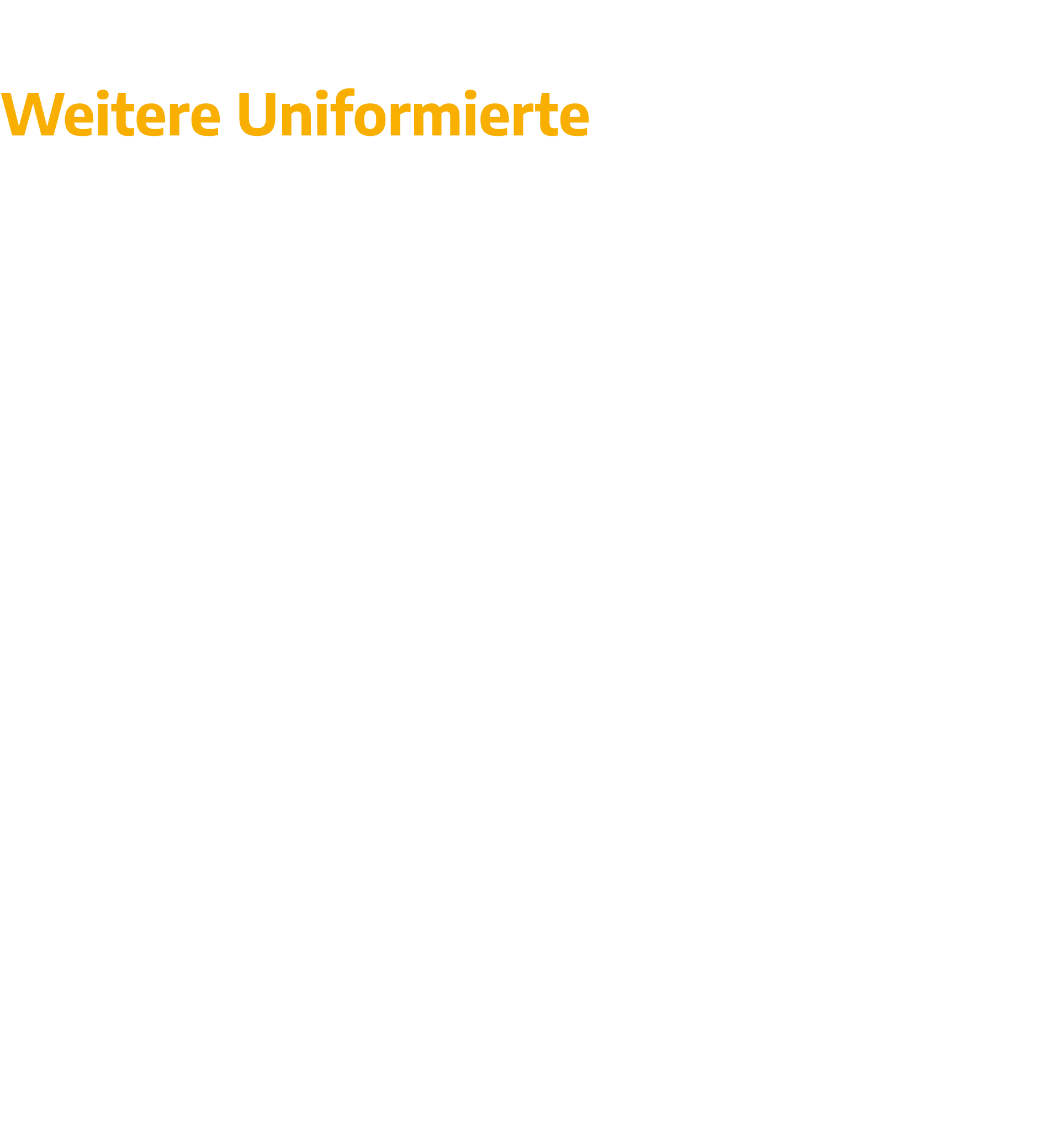 6   6 Weitere Uniformierte 1902 gründete sich die Ehrengarde, erkennbar an ihren grün-gelben Uniformen, daher auch de   